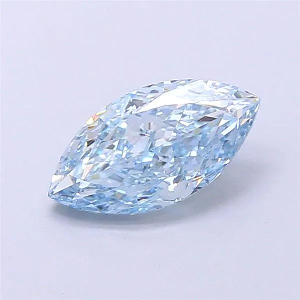 1.52ct Marquise Lab Grown Diamond (Colour Fancy Intense Blue, Clarity VS1, IGI Certified)