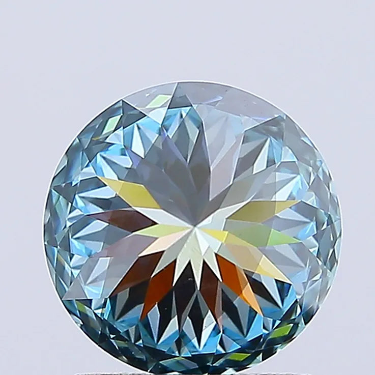 1.52ct Other Lab Grown Diamond (Colour Fancy Vivid Blue, Clarity SI1, IGI Certified)