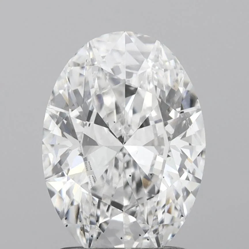 1.52ct Oval Lab Grown Diamond (Colour D, Clarity VS2, IGI Certified)