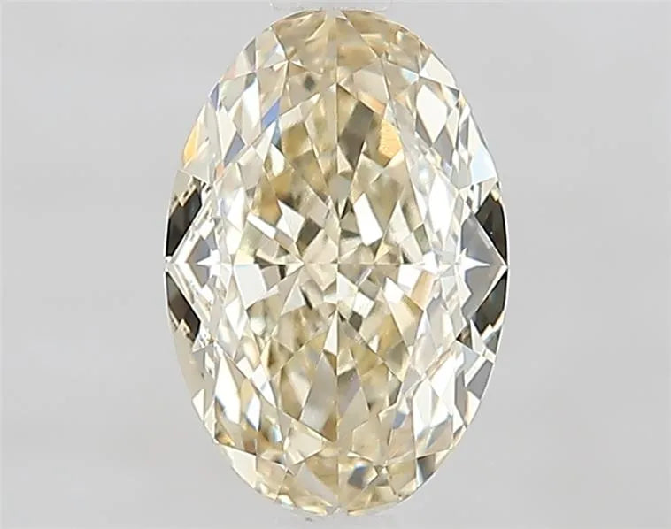 1.52ct Oval Lab Grown Diamond (Colour Fancy Light Yellow, Clarity VVS2, IGI Certified)
