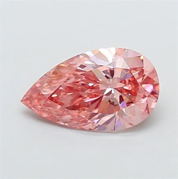 1.52ct Pear Lab Grown Diamond (Colour Fancy Vivid Pink, Clarity VVS2, IGI Certified)