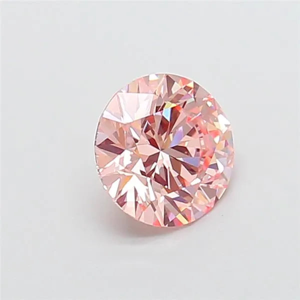 1.52ct Round Lab Grown Diamond (Colour Fancy Intense Pink, Clarity VS1, Cut ID, IGI Certified)