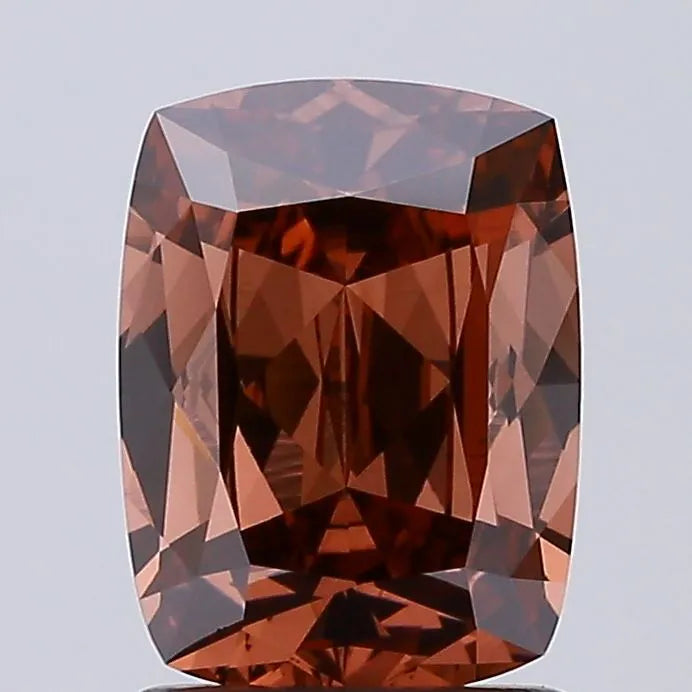 1.53ct Cushion modified Lab Grown Diamond (Colour Fancy Brown, Clarity VVS1, IGI Certified)
