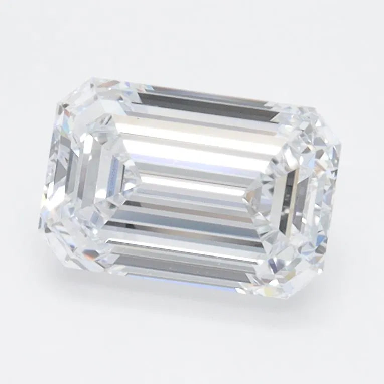 1.53ct Emerald Lab Grown Diamond (Colour E, Clarity VVS1, IGI Certified)