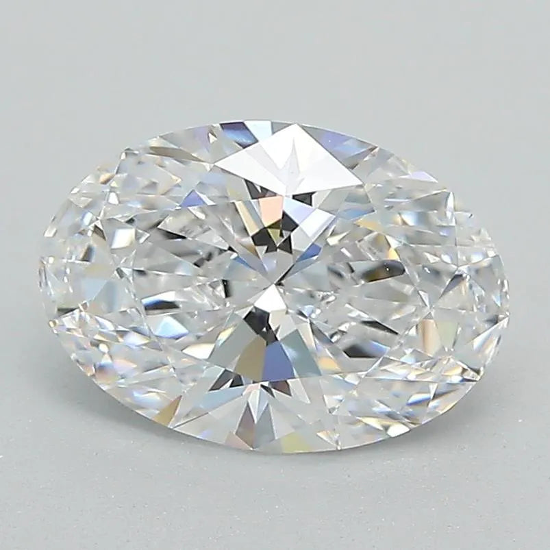 1.53ct Oval Lab Grown Diamond (Colour D, Clarity VVS2, GIA Certified)