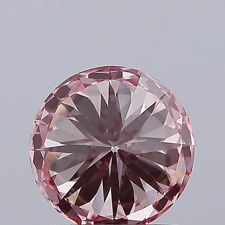 1.53ct Round Lab Grown Diamond (Colour Fancy Intense Pink, Clarity VS1, Cut VG, IGI Certified)