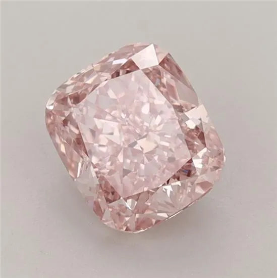 1.54ct Cushion brilliant Lab Grown Diamond (Colour Fancy Intense Pink, Clarity VS1, IGI Certified)