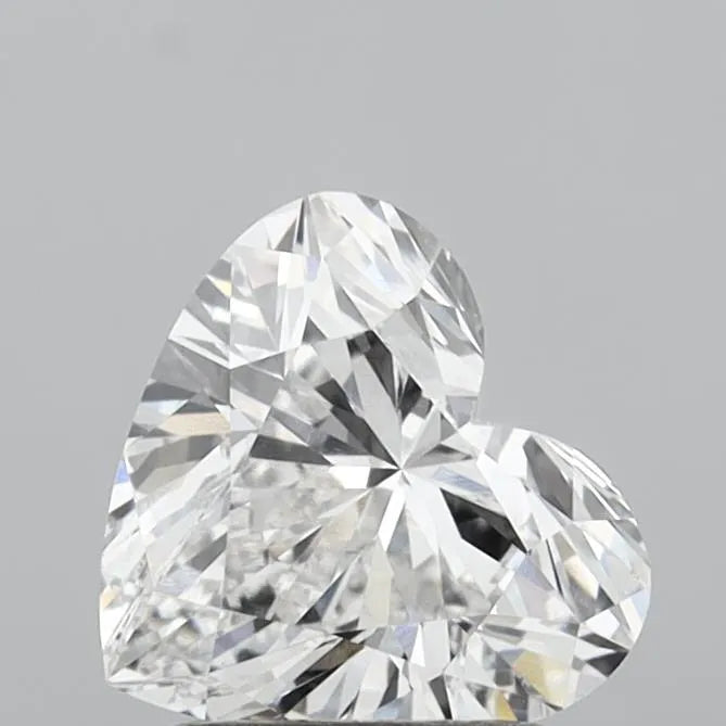 1.54ct Heart Lab Grown Diamond (Colour E, Clarity VVS2, IGI Certified)