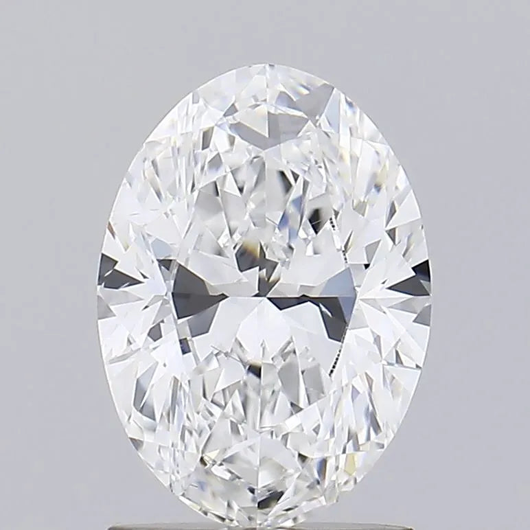 1.54ct Oval Lab Grown Diamond (Colour D, Clarity SI1, IGI Certified)