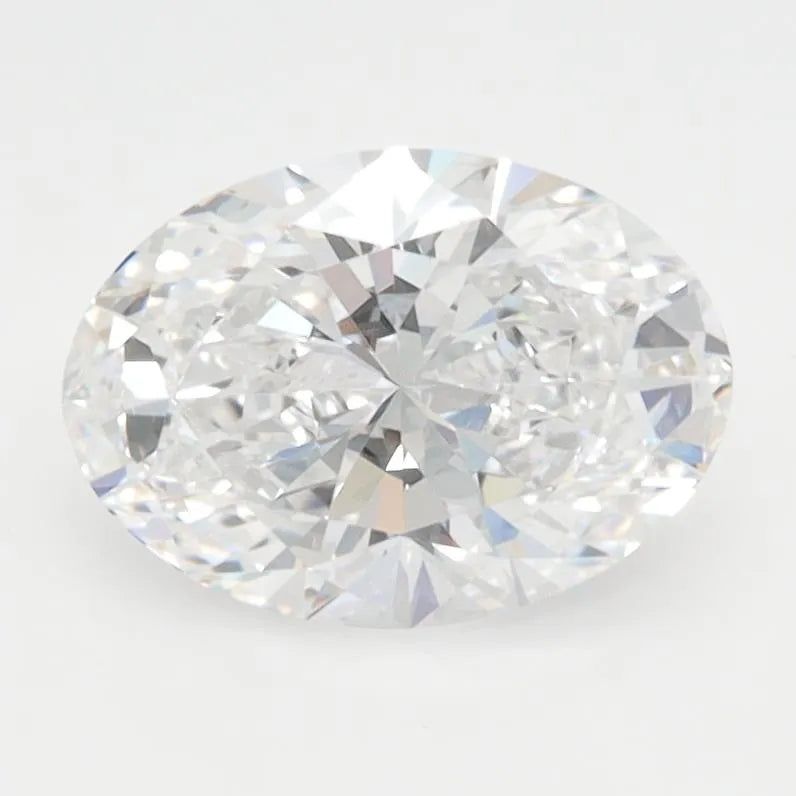 1.54ct Oval Lab Grown Diamond (Colour D, Clarity VVS2, IGI Certified)