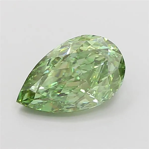 1.54ct Pear Lab Grown Diamond (Colour Fancy Vivid Green, Clarity VS1, IGI Certified)