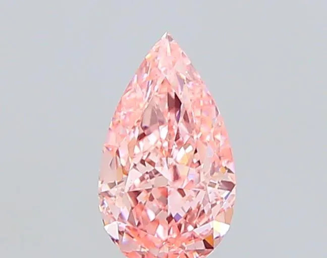 1.55ct Pear Lab Grown Diamond (Colour Fancy Intense Pink, Clarity VS1, IGI Certified)