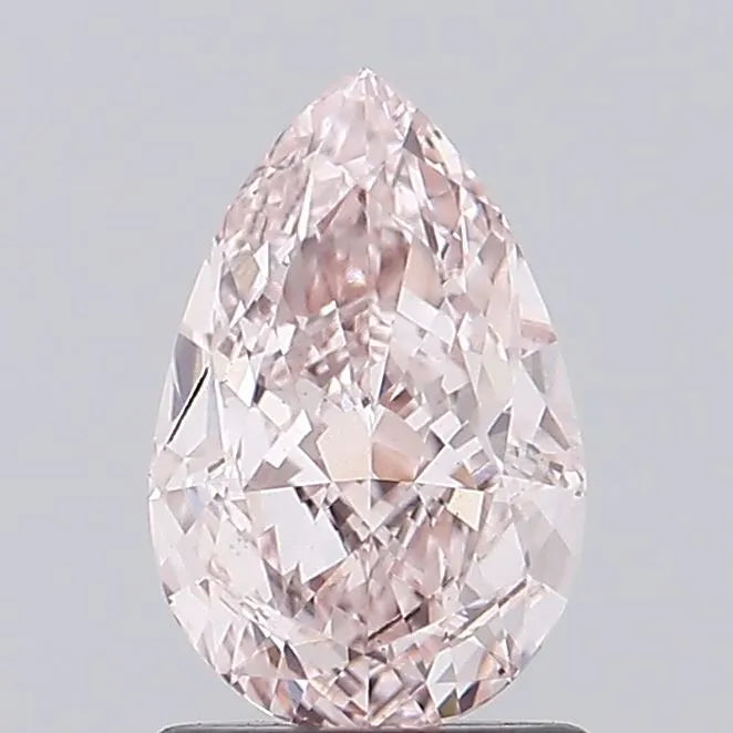 1.55ct Pear Lab Grown Diamond (Colour Fancy Pink, Clarity VS1, IGI Certified)