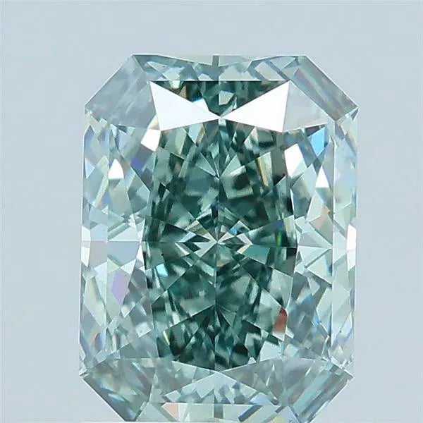 1.55ct Radiant Lab Grown Diamond (Colour Fancy Intense Green, Clarity VS2, IGI Certified)