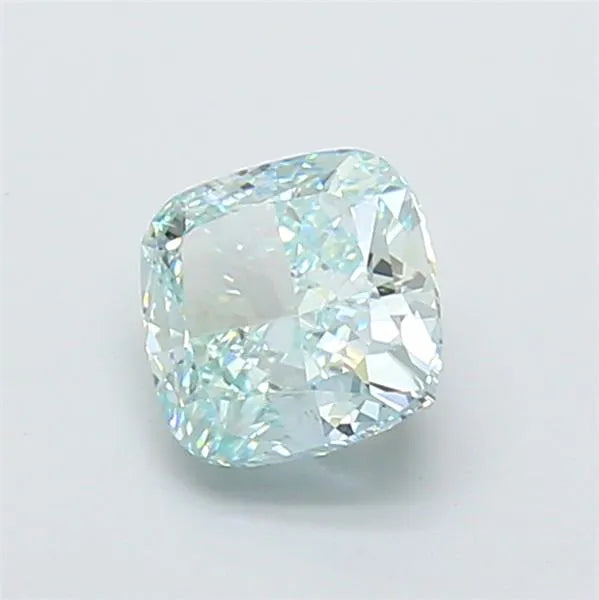 1.56ct Cushion modified Lab Grown Diamond (Colour Fancy Intense Green, Clarity VVS2, IGI Certified)