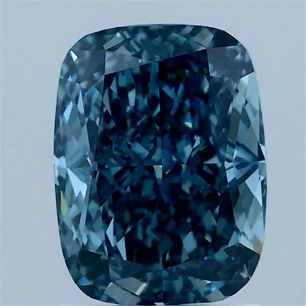 1.56ct Cushion modified Lab Grown Diamond (Colour Fancy Vivid Blue, Clarity VVS2, IGI Certified)