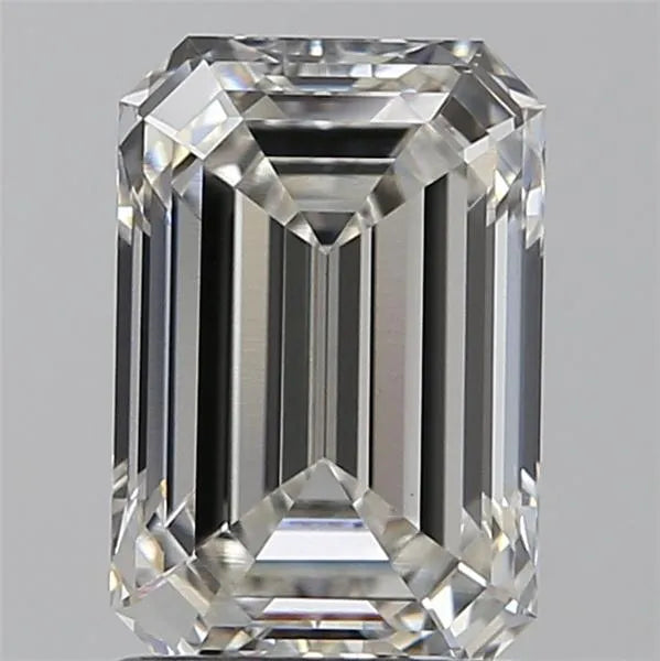 1.56ct Emerald Lab Grown Diamond (Colour G, Clarity VVS2, IGI Certified)