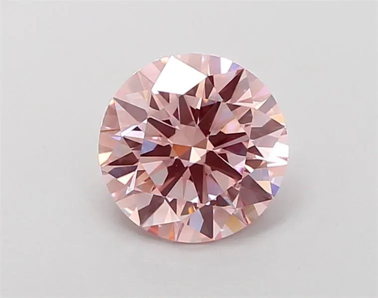 1.56ct Round Lab Grown Diamond (Colour Fancy Intense Pink, Clarity VS1, Cut ID, IGI Certified)