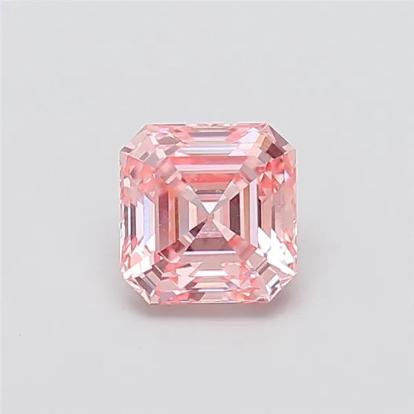 1.57ct Asscher Lab Grown Diamond (Colour Fancy Intense Pink, Clarity VVS2, IGI Certified)