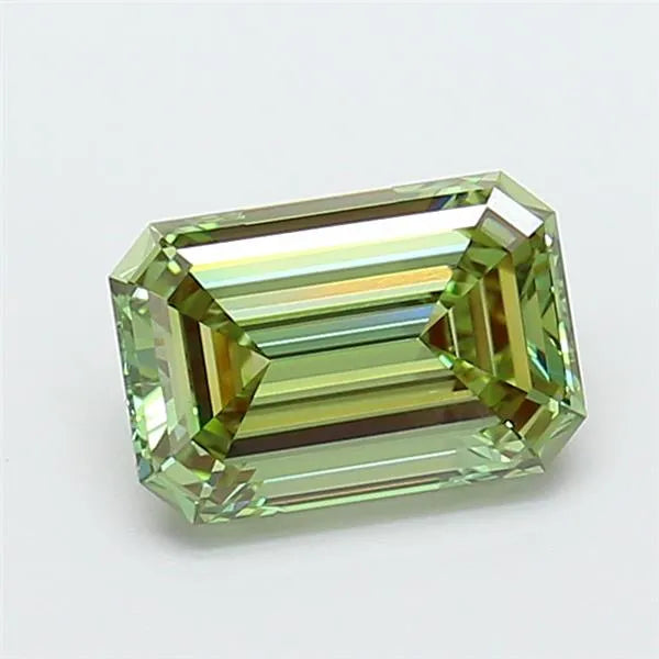 1.57ct Emerald Lab Grown Diamond (Colour Fancy Vivid Green, Clarity VVS2, IGI Certified)