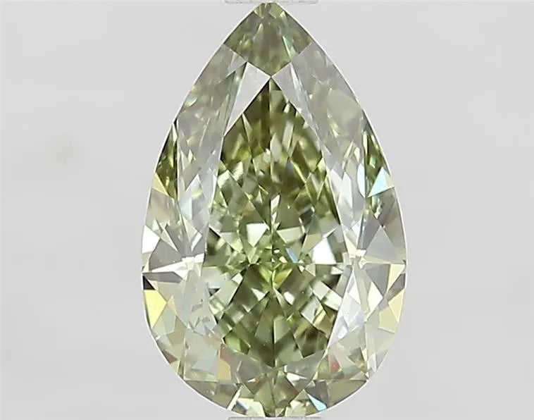 1.57ct Pear Lab Grown Diamond (Colour Fancy Intense Green, Clarity VS1, IGI Certified)