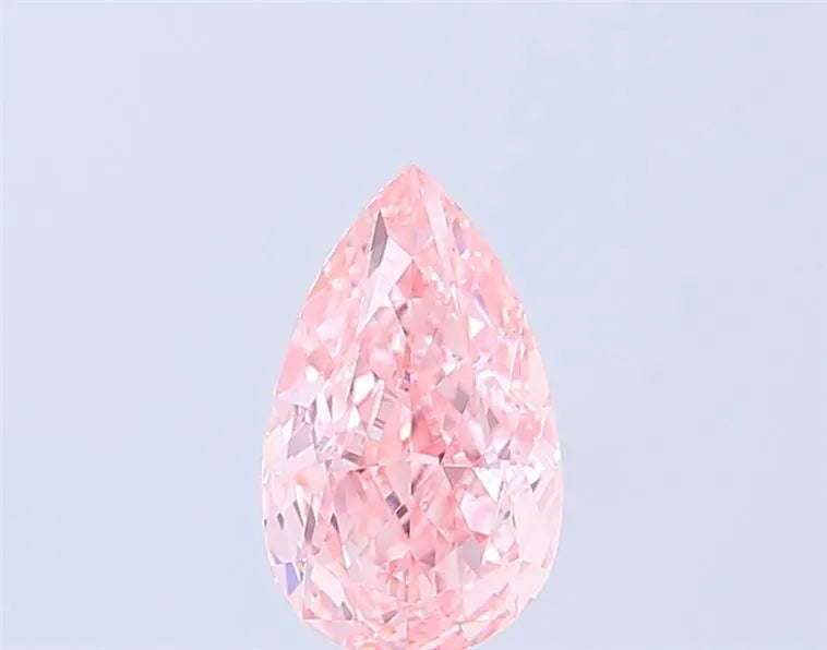 1.57ct Pear Lab Grown Diamond (Colour Fancy Vivid Pink, Clarity VS2, IGI Certified)