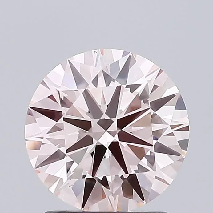 1.57ct Round Lab Grown Diamond (Colour Fancy Pink, Clarity VS1, Cut ID, IGI Certified)