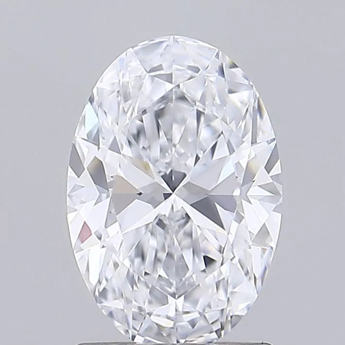 1.58ct Oval Lab Grown Diamond (Colour D, Clarity IF, IGI Certified)