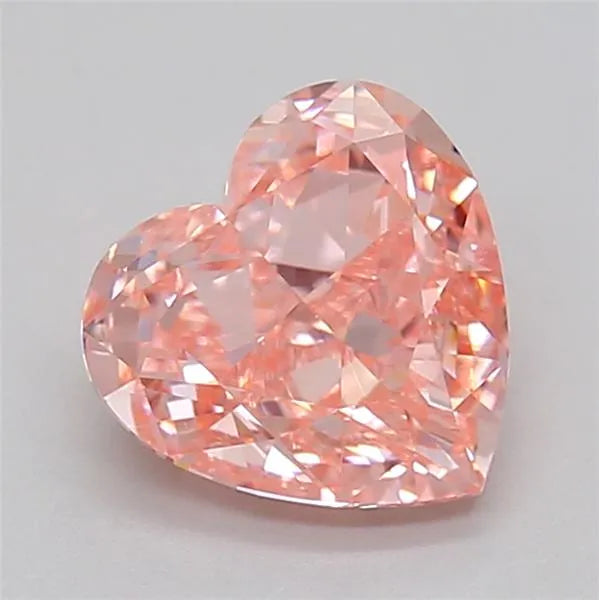 1.59ct Heart Lab Grown Diamond (Colour Fancy Vivid Pink, Clarity VVS2, IGI Certified)