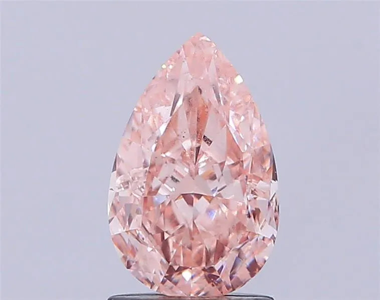 1.59ct Pear Lab Grown Diamond (Colour Fancy Intense Brownish Pink, Clarity VS2, IGI Certified)