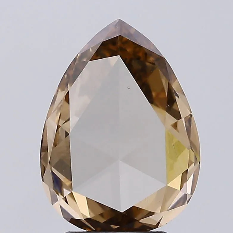 1.59ct Pear Lab Grown Diamond (Colour Fancy Light Brown, Clarity VS1, IGI Certified)