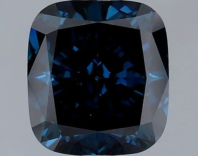1.60ct Cushion modified Lab Grown Diamond (Colour Fancy Deep Blue, Clarity VS2, Cut VG, IGI Certified)