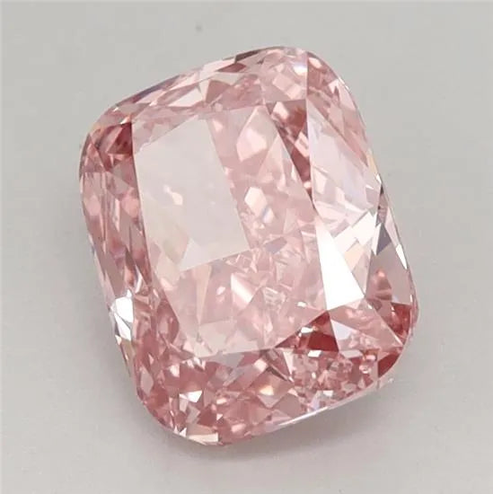 1.60ct Cushion modified Lab Grown Diamond (Colour Fancy Vivid Pink, Clarity VS1, IGI Certified)