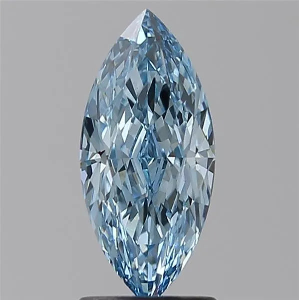 1.60ct Marquise Lab Grown Diamond (Colour Fancy Vivid Blue, Clarity VS1, IGI Certified)