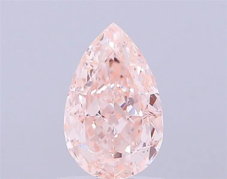 1.61ct Pear Lab Grown Diamond (Colour Fancy Pinkish Brown, Clarity VS1, IGI Certified)