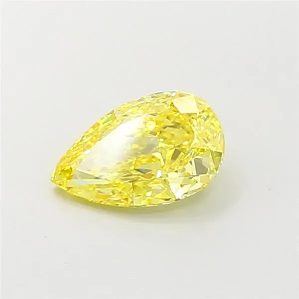 1.61ct Pear Lab Grown Diamond (Colour Fancy Vivid Yellow, Clarity VVS2, IGI Certified)