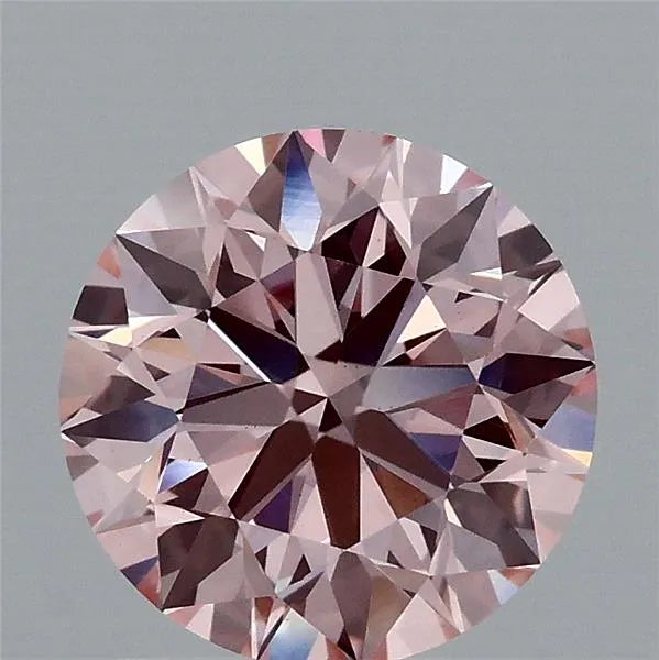1.61ct Round Lab Grown Diamond (Colour Fancy Intense Pink, Clarity VS1, Cut EX, IGI Certified)