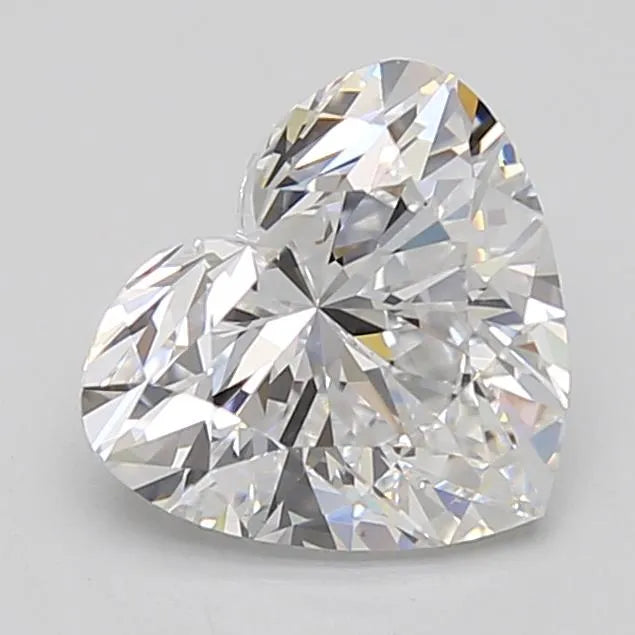 1.62ct Heart Lab Grown Diamond (Colour D, Clarity VVS1, GIA Certified)