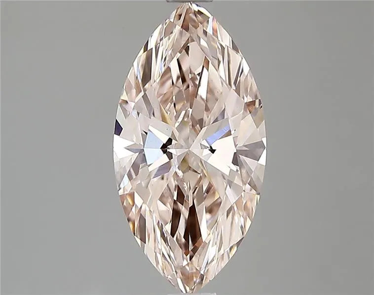 1.62ct Marquise Lab Grown Diamond (Colour Fancy Light Pink, Clarity VVS2, IGI Certified)