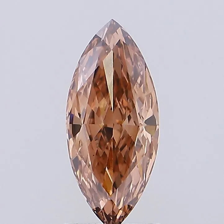1.63ct Marquise Lab Grown Diamond (Colour Fancy Brown, Clarity VS1, IGI Certified)