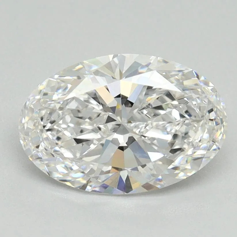 1.65ct Oval Lab Grown Diamond (Colour D, Clarity VVS2, IGI Certified)