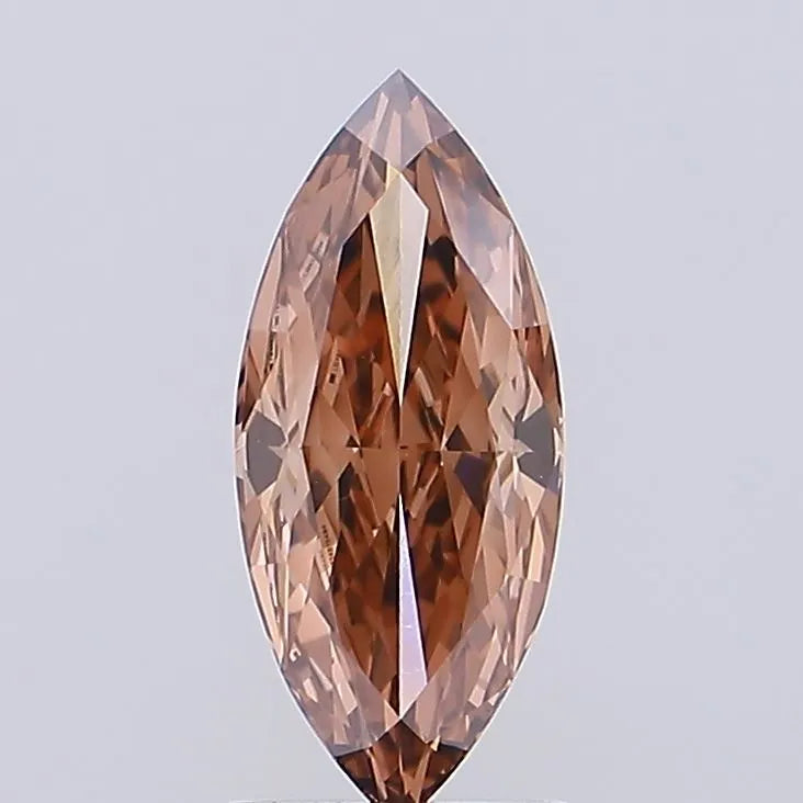 1.66ct Marquise Lab Grown Diamond (Colour Fancy Brown, Clarity VVS1, IGI Certified)