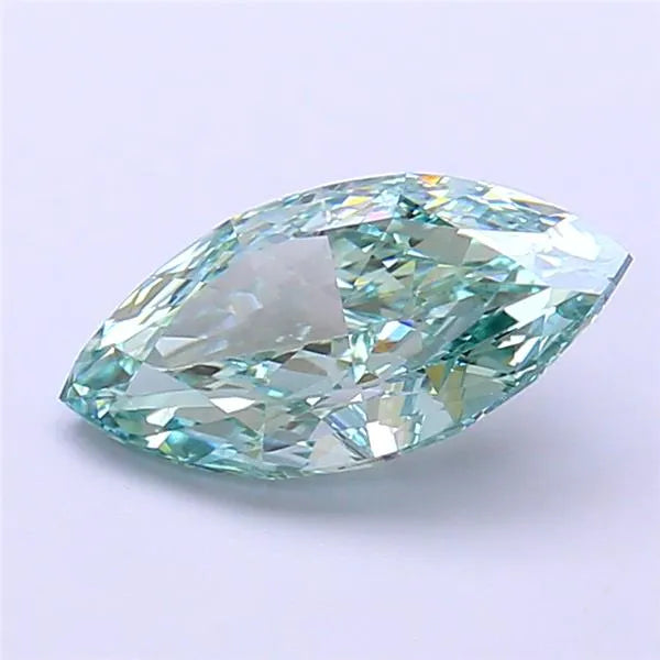 1.66ct Marquise Lab Grown Diamond (Colour Fancy Vivid Green, Clarity VVS1, IGI Certified)
