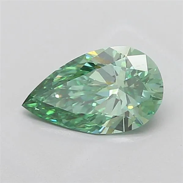 1.68ct Pear Lab Grown Diamond (Colour Fancy Vivid Green, Clarity VS1, IGI Certified)