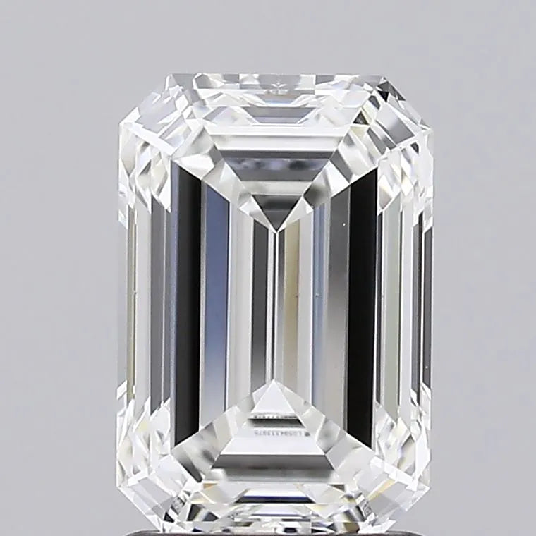 1.70ct Emerald Lab Grown Diamond (Colour G, Clarity VVS2, IGI Certified)