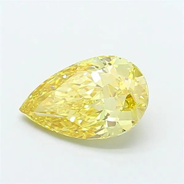 1.70ct Pear Lab Grown Diamond (Colour Fancy Intense Yellow, Clarity VVS2, IGI Certified)