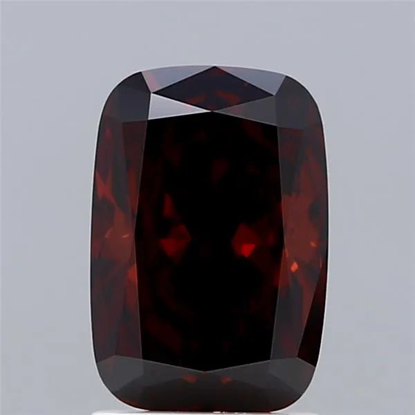 1.71ct Cushion brilliant Lab Grown Diamond (Colour Fancy Deep Orange, Clarity VVS2, IGI Certified)