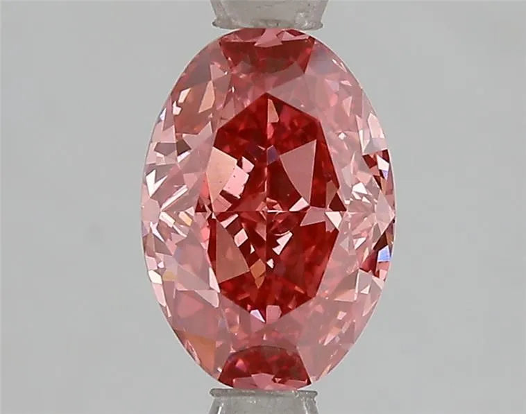 1.71ct Oval Lab Grown Diamond (Colour Fancy Vivid Pink, Clarity VS1, IGI Certified)
