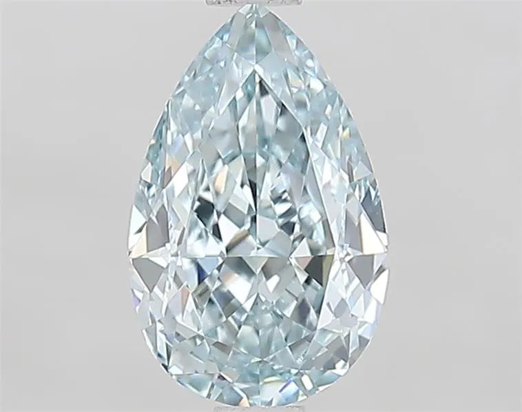 1.71ct Pear Lab Grown Diamond (Colour Fancy Green Blue, Clarity VVS2, IGI Certified)