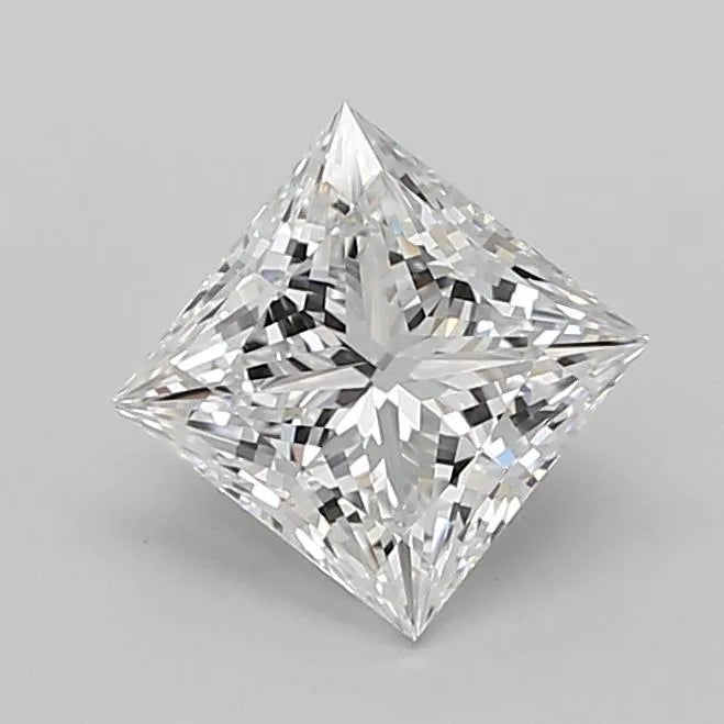 1.71ct Princess Lab Grown Diamond (Colour D, Clarity IF, Cut EX, IGI Certified)